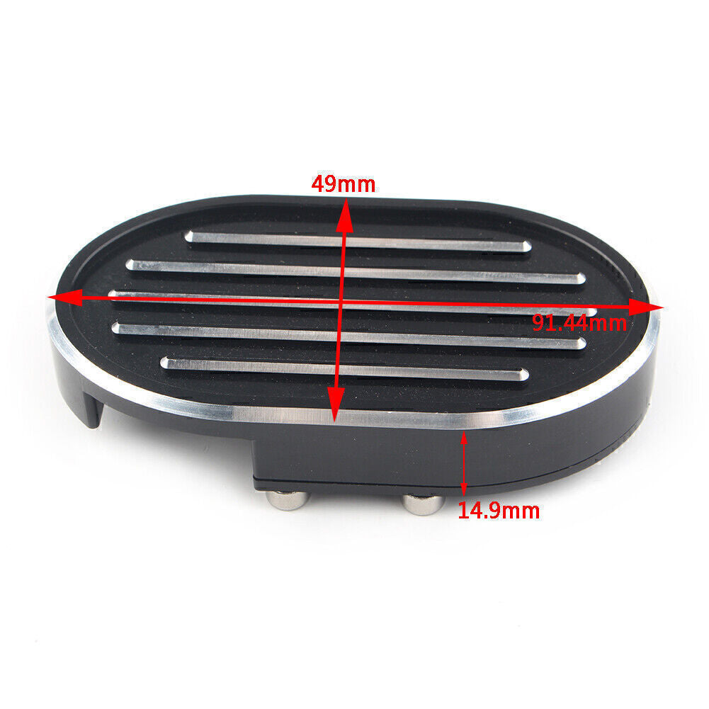 FIT for Harley motor Sportster XL883 XL1200 V-Rod Dyna CNC Brake Pedal Cover Pad