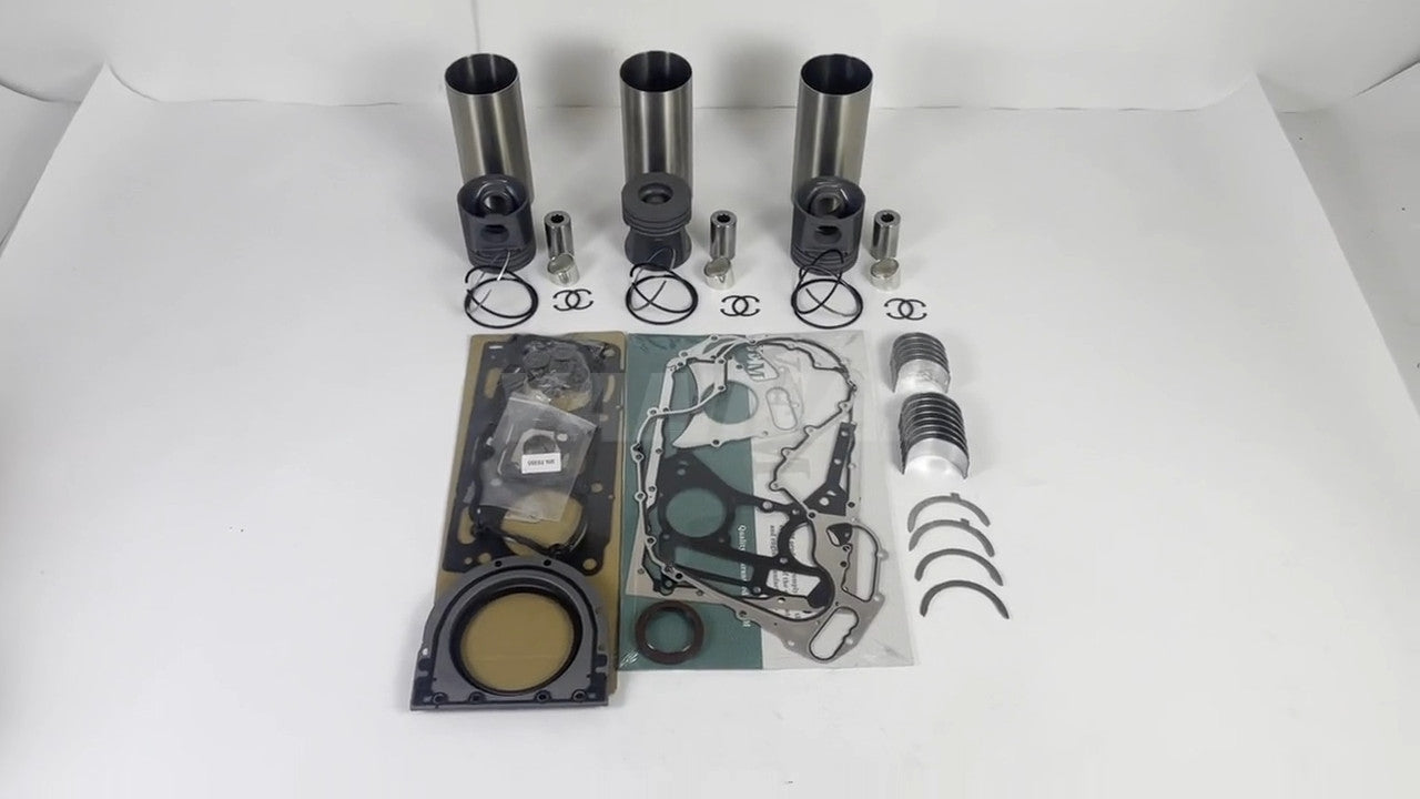 1103A-33T Overhaul and Rebuild Kit with Full Washer Bearing Kit for Perkins Engines
