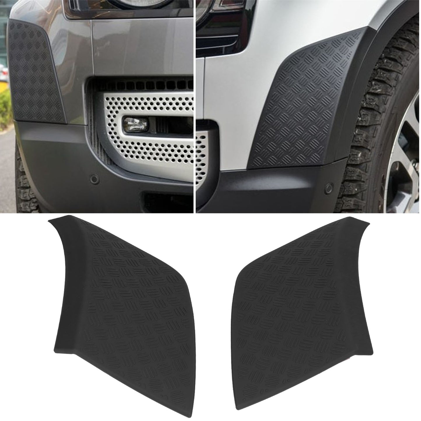 Front Bumper Side Cover Anti-Scratch Protection Fits for Defender