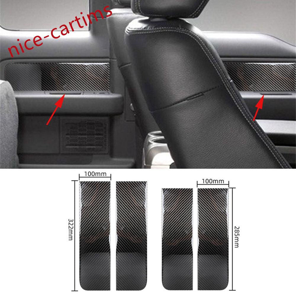 4¡ÁCarbon Fiber Interior Side Door Panel Decorative Cover for Ford F150 2009-14 B