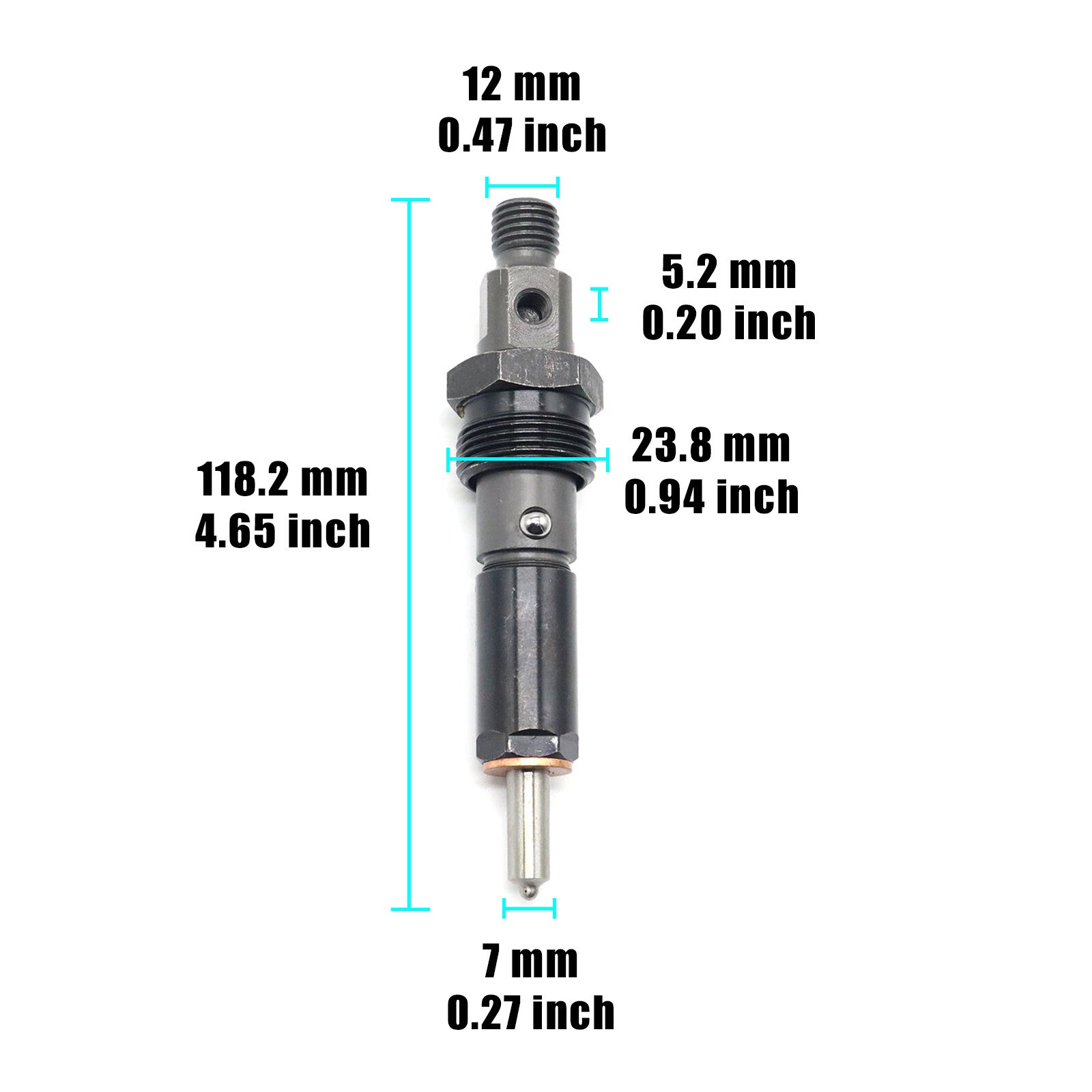1PCS 0432131837 3919350 FUEL INJECTORS FIT FOR 5.9L 6BT DIESEL ENGINE
