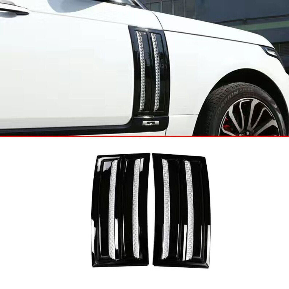for Range Rover Vogue L405 13-22 SVO Style Door Side Fender Vent Molding Trim 2X