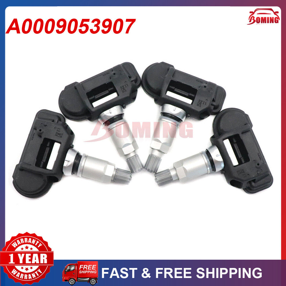 A0009053907 4PCS NEW TPMS Tire Pressure Sensor for MERCEDES C/S/E/GLS/GLC/Metris