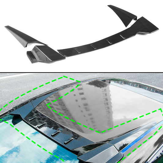 PP Rear Window Top Roof Spoiler Wing for Honda for Civic 10th 2017 Black BootSpoiler