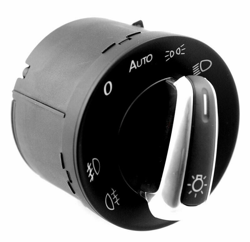 Auto Chrome Headlight Contorl Switch for VW for Golf / for Jetta MK5 MK6 Caddy 2004-2011