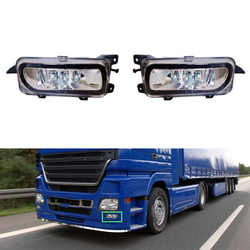 Front Bumper fog light Pair for Mercedes-Benz actros Mp2/MP3 truck 2002-2009