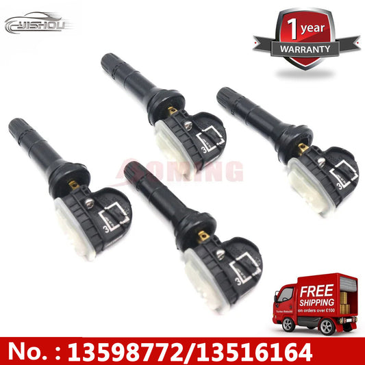 4 TPMS tire pressure sensors 13540601 for Chevrolet , for Buick , for Cadillac , for GMC 13516164 - new