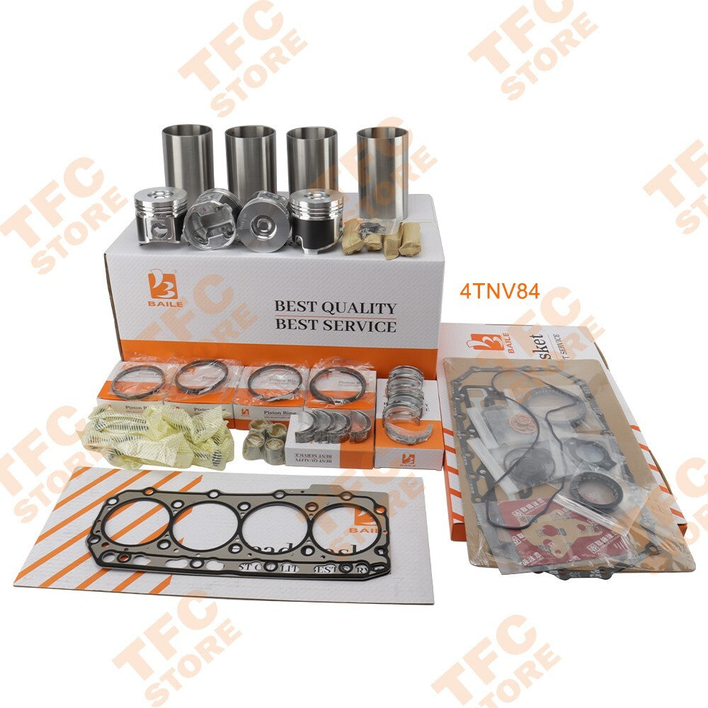 4TNV84 4TNV84T Overhaul Rebuild Kit For Yanmar Engine Repair Parts 16Valve 16V