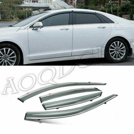 for Lincoln MKZ 2013-2020 Window Sun Vent Visor Rain Guard Sun/Rain Shield Trim
