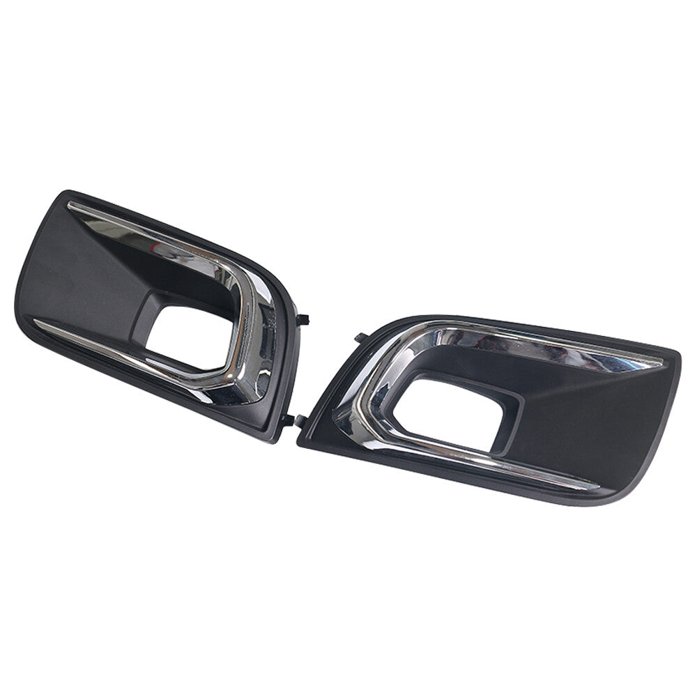 1Pair Front Bumper Fog Light Bezel Cover Trim Fit for Toyota Sequoia 2018 - 2021