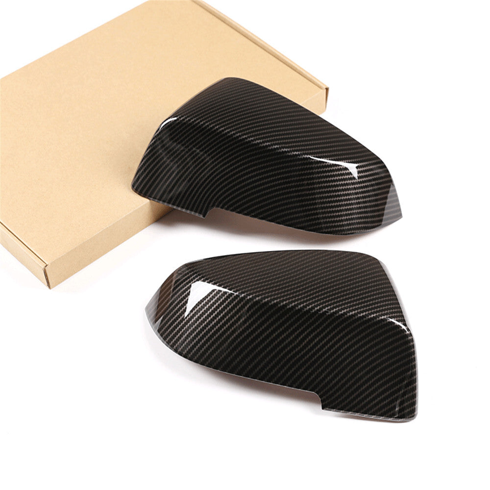 for BMW 5 Series GT 14-17 7 Series 2013-15 Side Rearview Mirror Cover ABS Carbon
