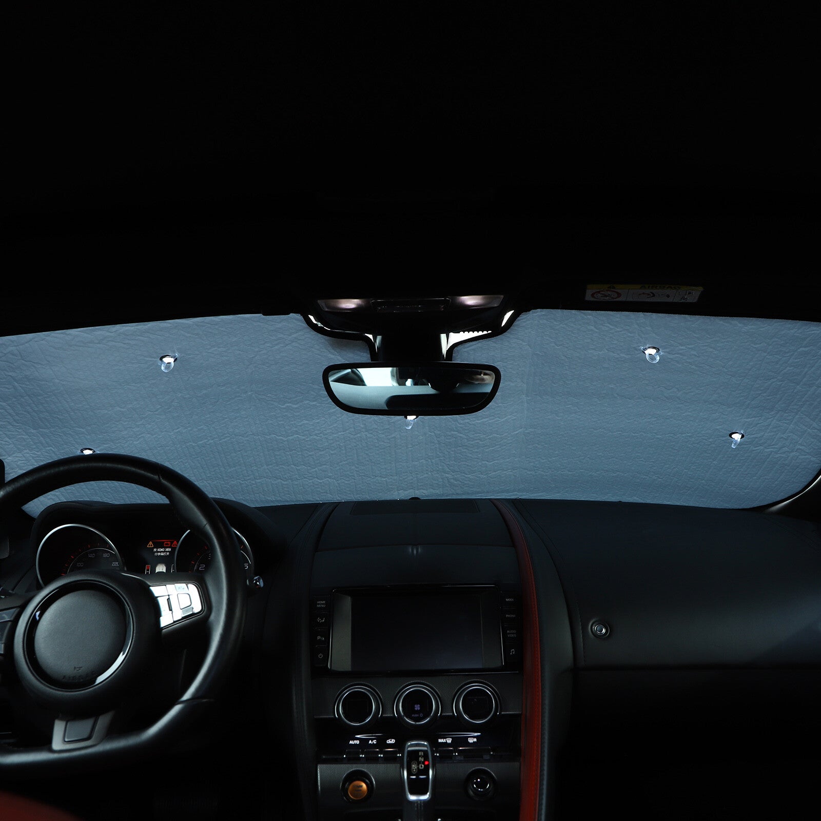 Pear wood center console gear shift frame panel cover suitable for Sequoia 2022-23