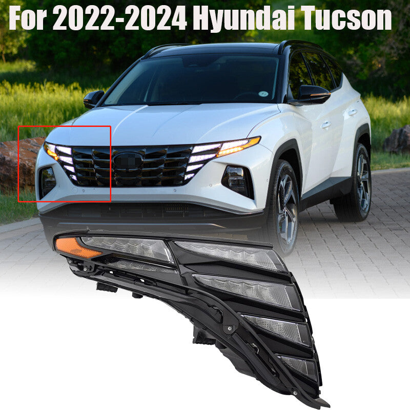 92208CW010 LED DRL Headlight For 2022-2024 for Hyundai for Tucson Right Passenger Side