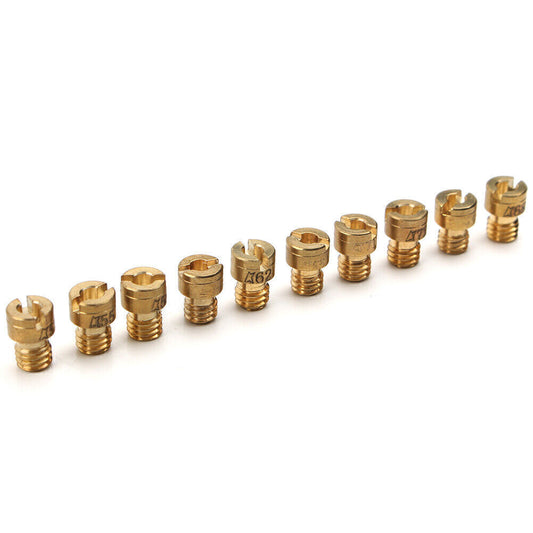 10PCS Carburetor Main Jet For Puch Maxi Z¨¹ndapp 52/55/58/60/62/65/68/70/72/75