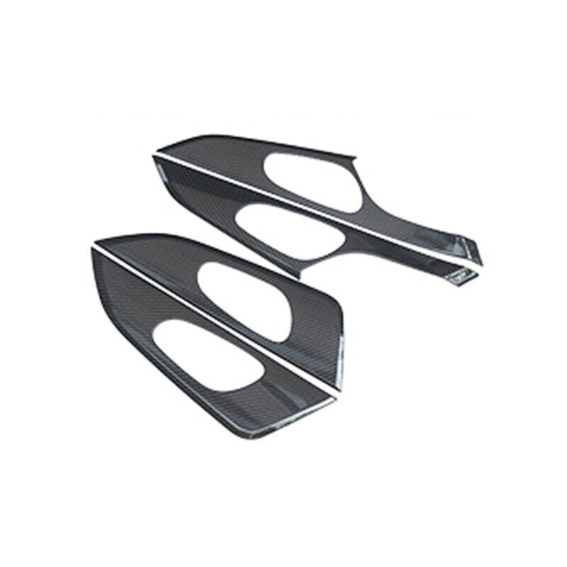Inner Door Panel Cover Trim 4 Fit for Nissan Rogue Sport 2017-2021 Carbon Fiber