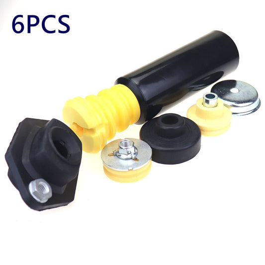 6-piece rear shock absorber kit with upper and lower mounts for BMW 325xi, 328i, E90, E92, E92
