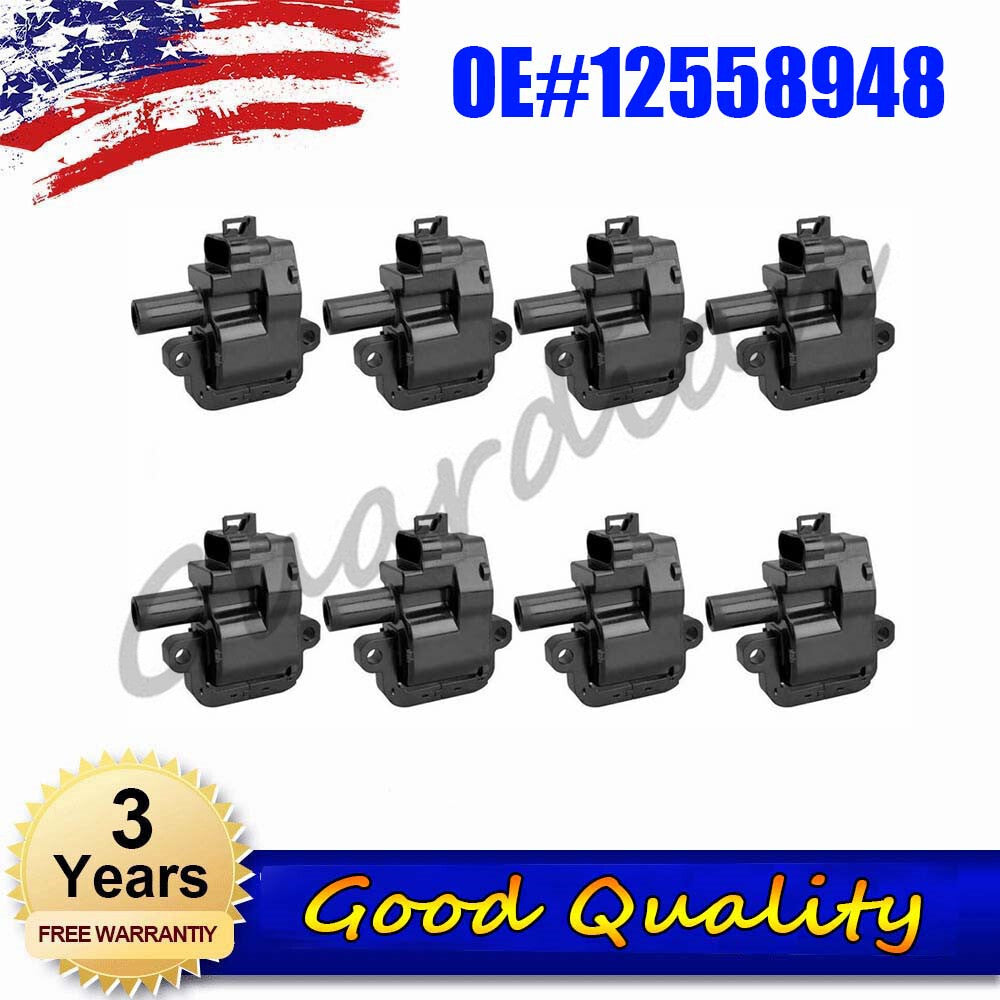 Ignition Coils 12558948 for Pontiac Firebird for GMC for Yukon for Sierra 3500 for Chevrolet