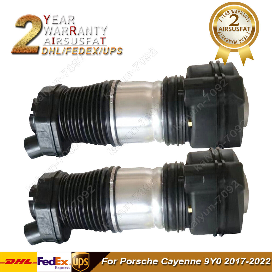 2x Front Air Suspension Spring Bags for Porsche for Cayenne 9Y0 2017-2022 9Y0616039