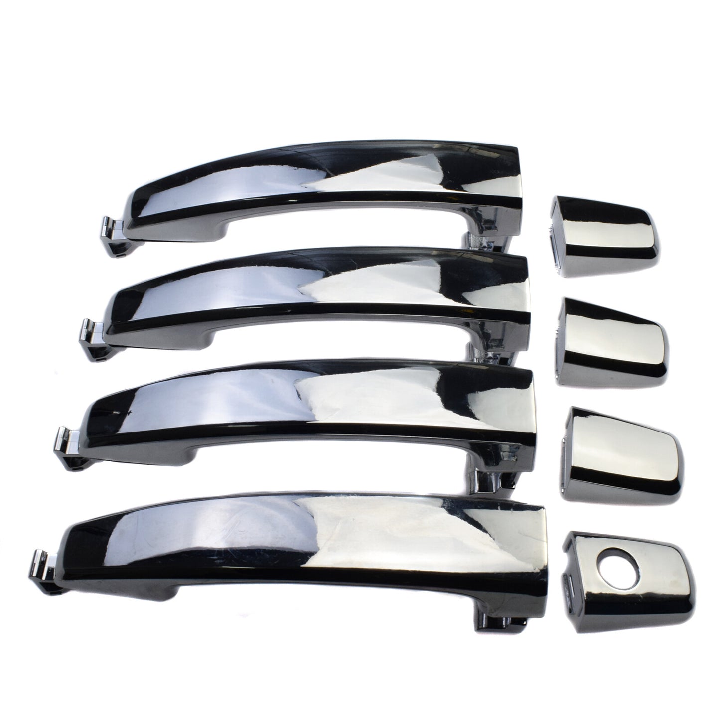 4-piece chrome exterior door handle set for Chevrolet Aveo 2007-2009 1.6L I4