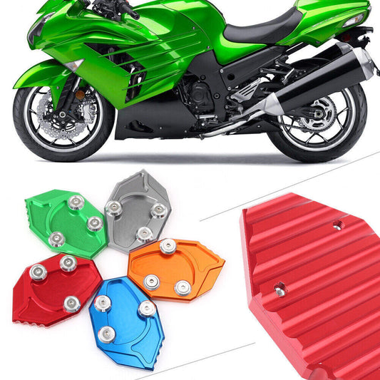 for Kawasaki ZX14R/ZZR1400 GTR1400 07-2014 Side Stand Kickstand Extension Pad