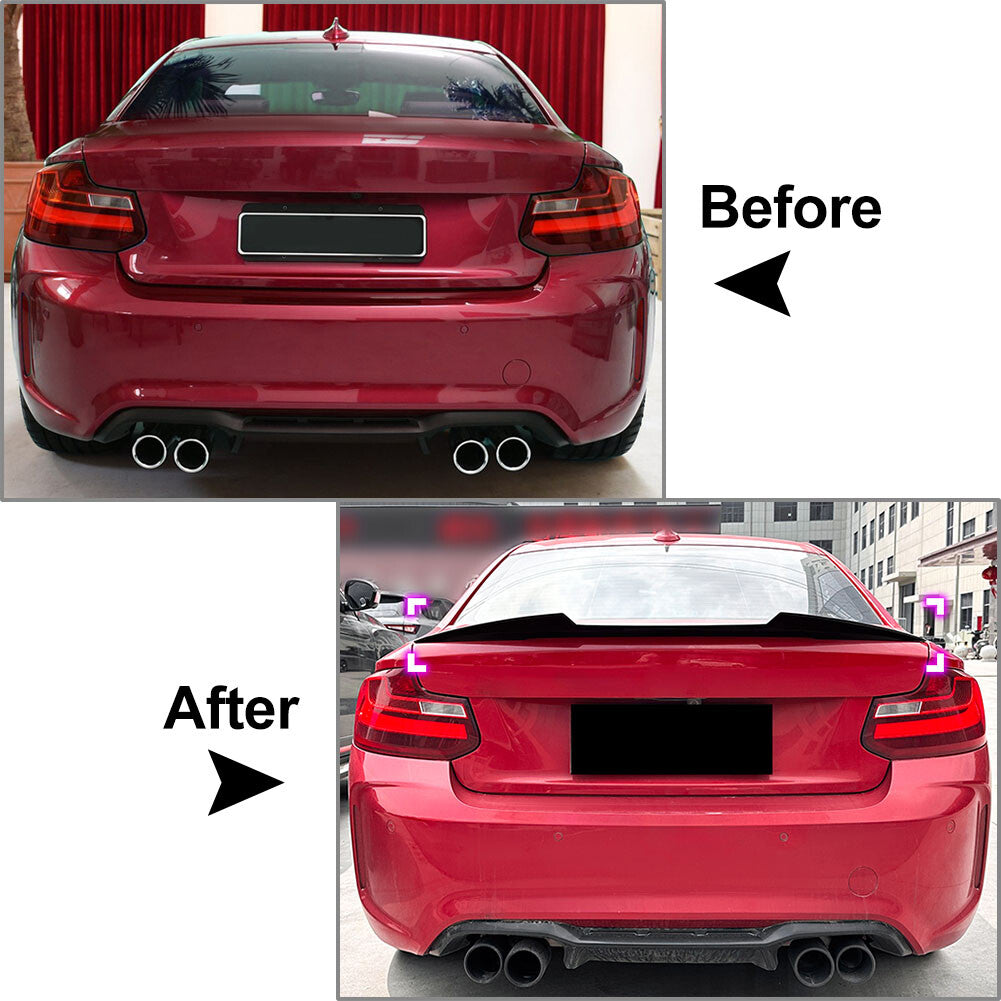 Rear Trunk Spoiler Wing Lip for BMW 2 Series F22 2 Door M2 F87 2014-2021 2020