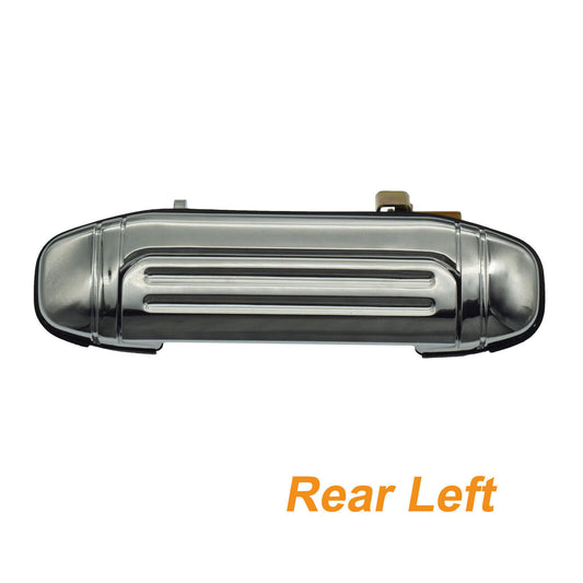 For 92-00 for Mitsubishi Montero Pajero MR156877 Chrome Outer Door Handle Rear Left