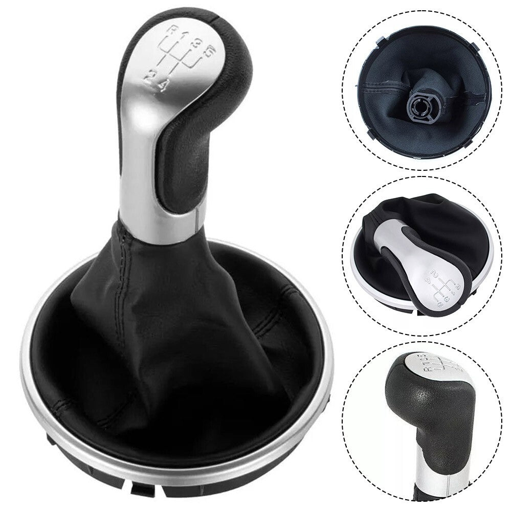 Gear knob and lever cover and case for Skoda for Fabia MK2 for Roomster