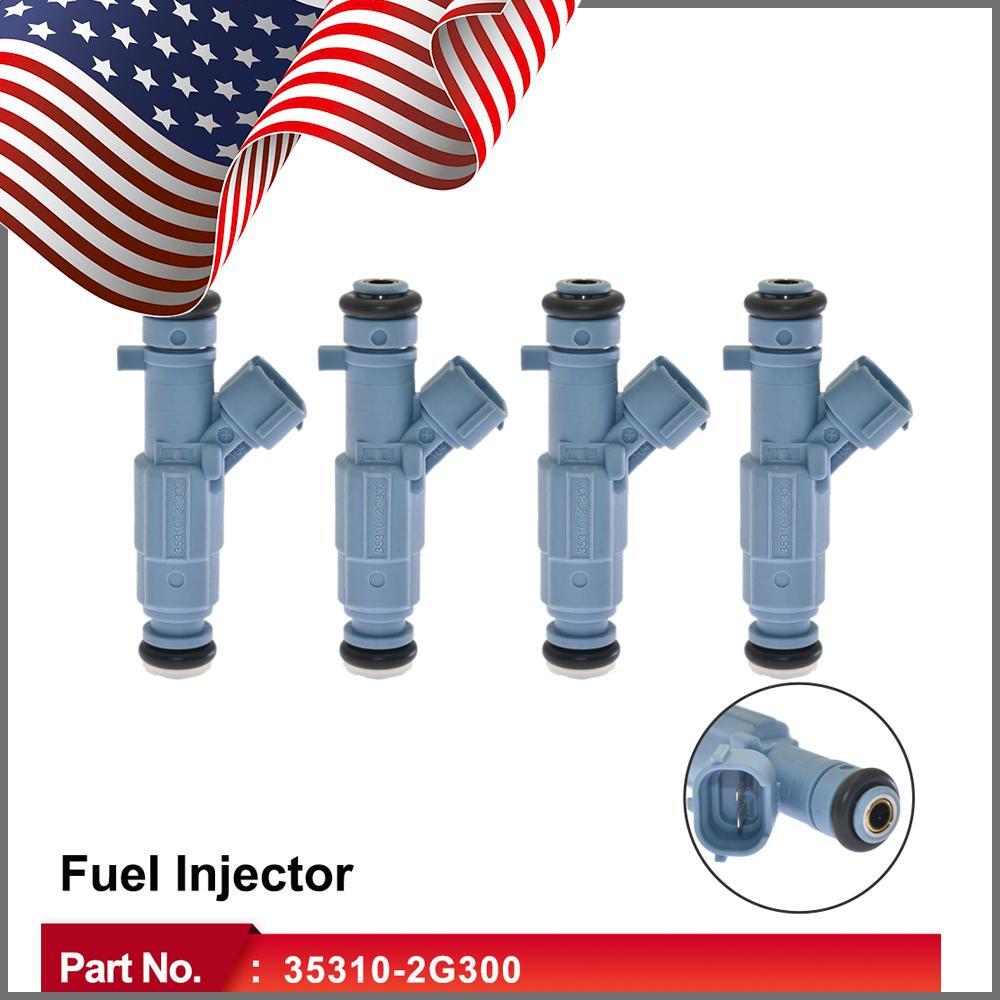 4PCS Fuel Injectors for 2009-2013 for Kia Optima 2008-2013 for Hyundai Sonata 2.4L I4
