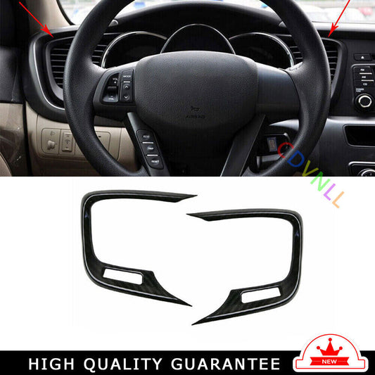 Inner Middle Air Outlet Vent Cover Trim Fit for Kia K5 Optima 11-15 Carbon Fiber