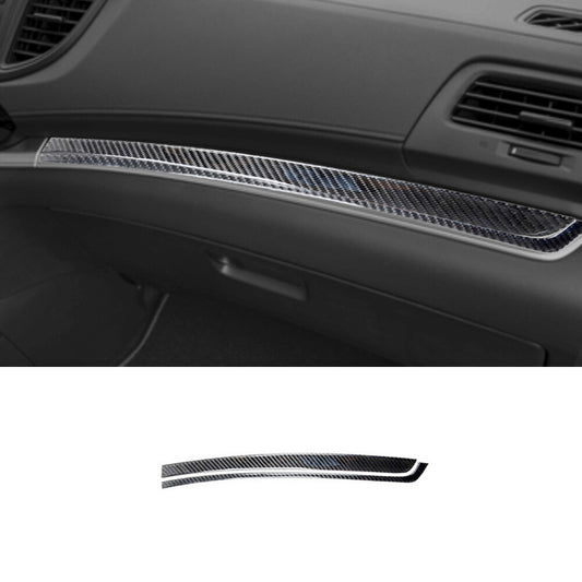 Carbon Fiber Passenger Storage Handle Cover Trim for Honda CRV CR-V 2015-2016