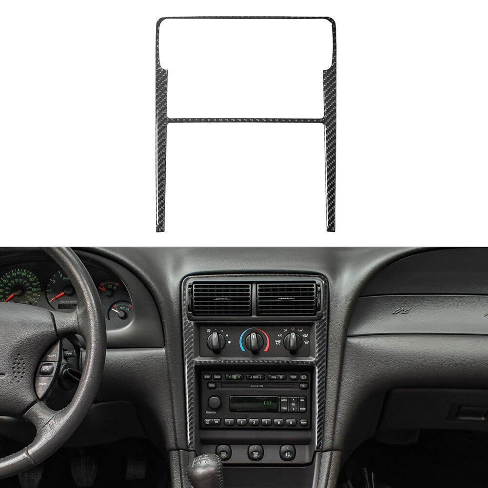 Carbon Fiber Center Cosnole Frame Trim for Ford for Mustang convertible 2001-2004