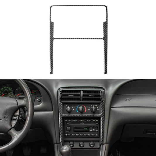 Carbon Fiber Center Cosnole Frame Trim for Ford for Mustang convertible 2001-2004