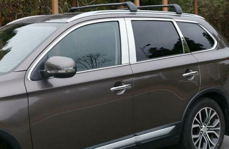 for Mitsubishi Outlander 2013-2020 Car full Window Strips frame Sill Cover Trim
