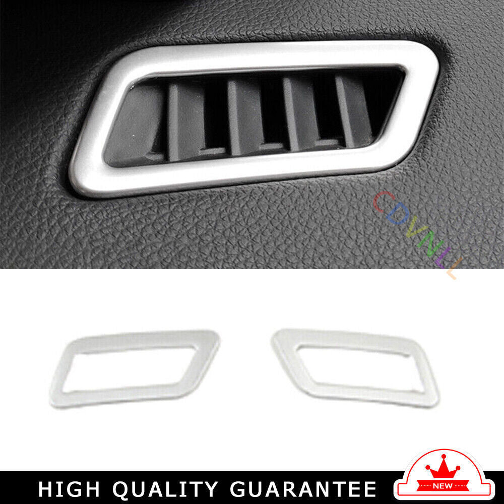 Instrument LR Air Outlet Vent Trim Fit for Nissan Rogue Sport 2017-2021 Silver