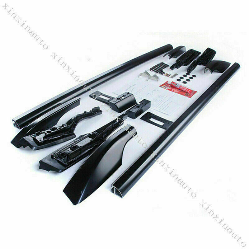 Black Aluminium Roof Rack Luggage Carrier for Toyota for Land Cruiser 200 2008-2021