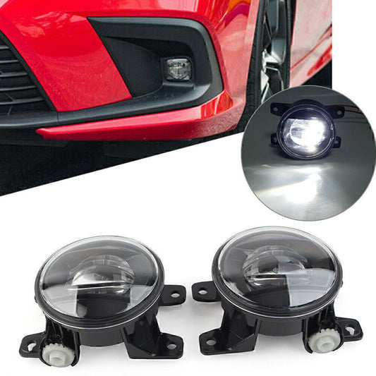 2pc LED Fog Light Lamps With Cable Switch Left Right for Honda for Civic Sedan 2022+