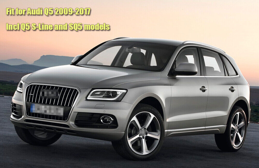 4X Side Window Deflector Visors Sun Rain Guards Vent Shade for Audi Q5 2009-2017