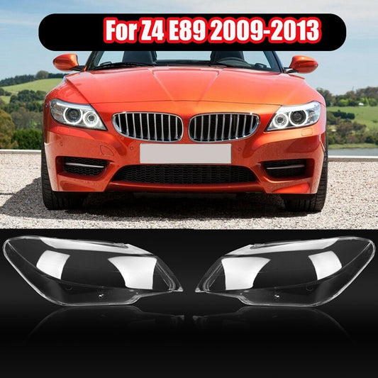 for BMW E89 Z4 2009 - 13 Headlight covers: left and right transparent