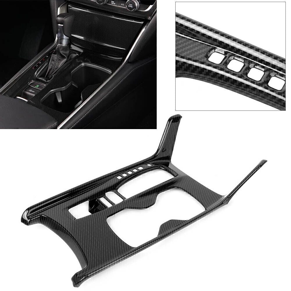 Gear Shift Box Water Cup Holder Cover Trim Fit for Honda Accord 2018 ABS Plastic