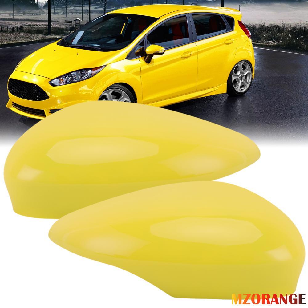 2¡ÁF¨¹r for Ford Fiesta MK7 2009-2017 Aussenspiegel Spiegelkappe Abdeckung Gelb