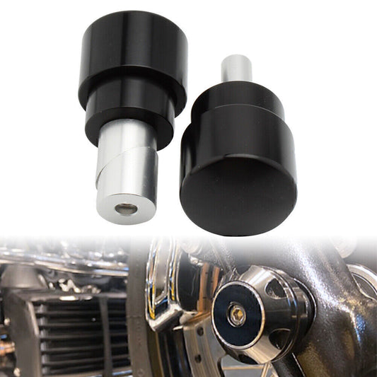 Pair Motorcycle Black Aluminum Alloy Front Axle Nut Covers for BMW R18