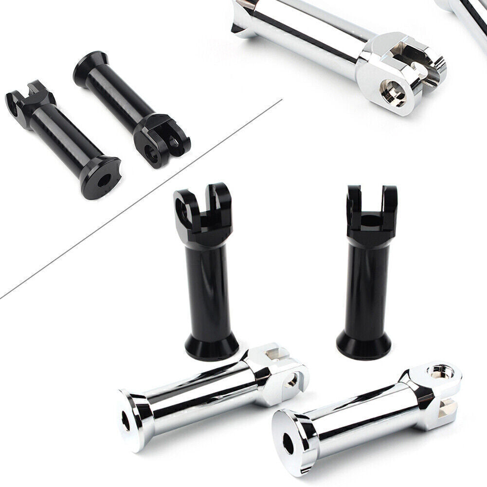 for Harley Softail Slim Fat Bob Low Rider CNC Foot Rest Pegs Mount Bracket