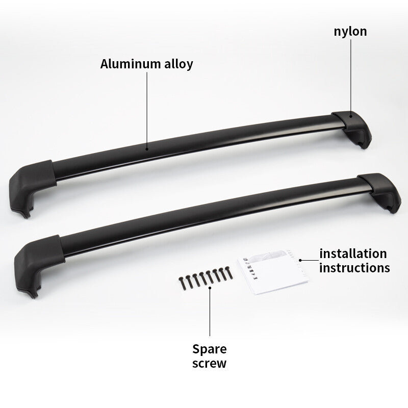 Roof Railing Design Roof Rail Cross Bars 2012-2016 Black for HONDA CRV