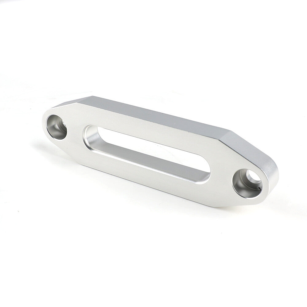 Hawse Fairlead for Synthetic Winch Rope Cable Lead Guide ATV Silver Aluminum