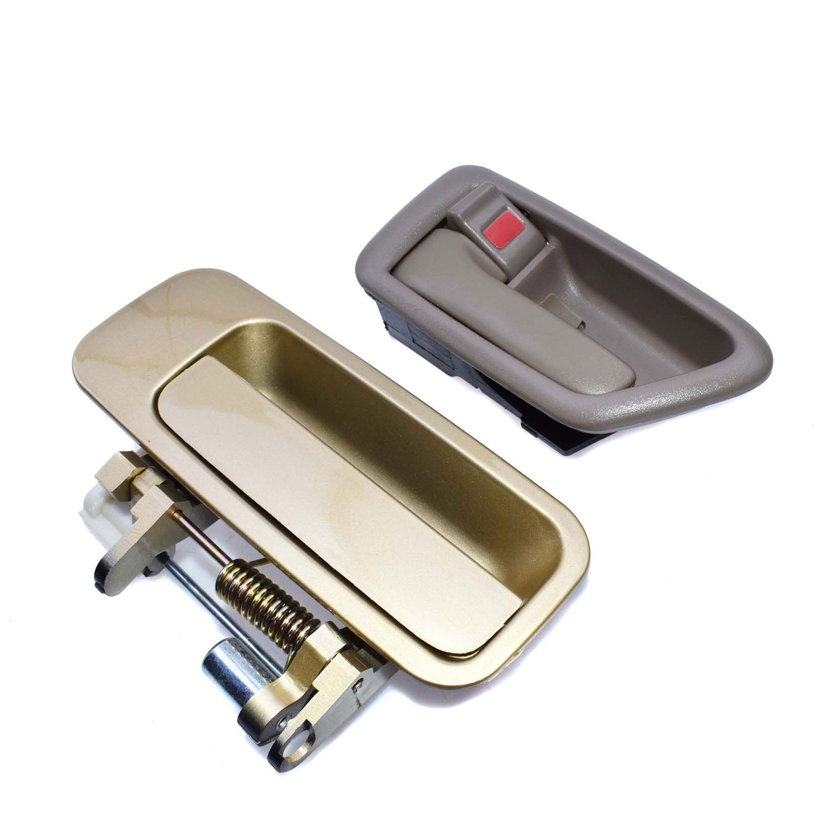 For 97-01 for Toyota for Camry Rear Left RL Beige Outside  Tan Inside Door Handle New