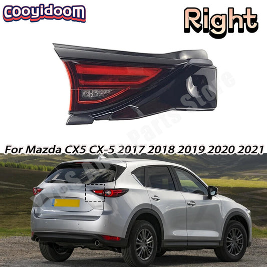Right LED Inner Tail Lights Rear Brake Lamps Driver for Mazda CX-5 CX5 2016-2021