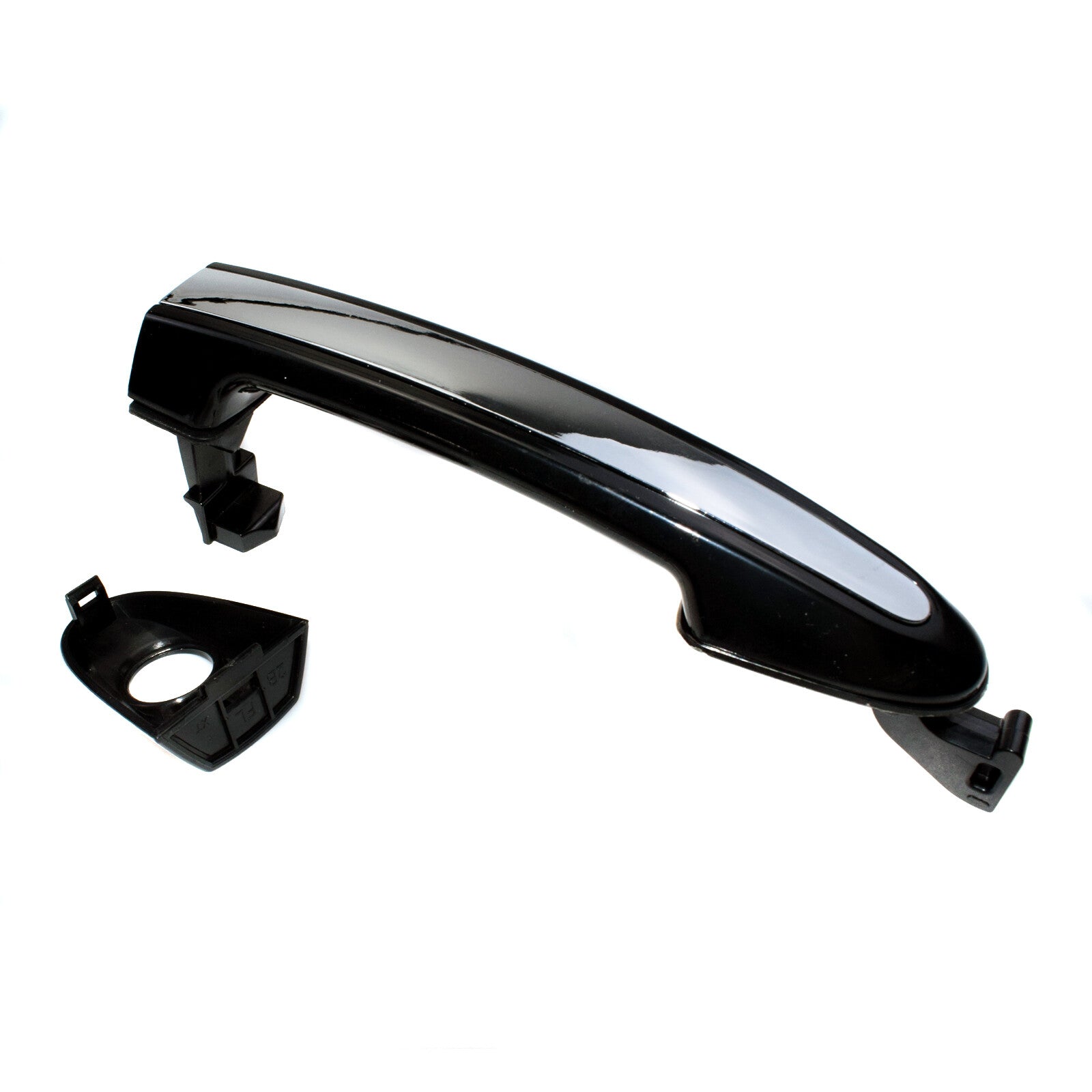 Exterior chrome-plated door handle for front left drive for Hyundai Santa Fe 07-12