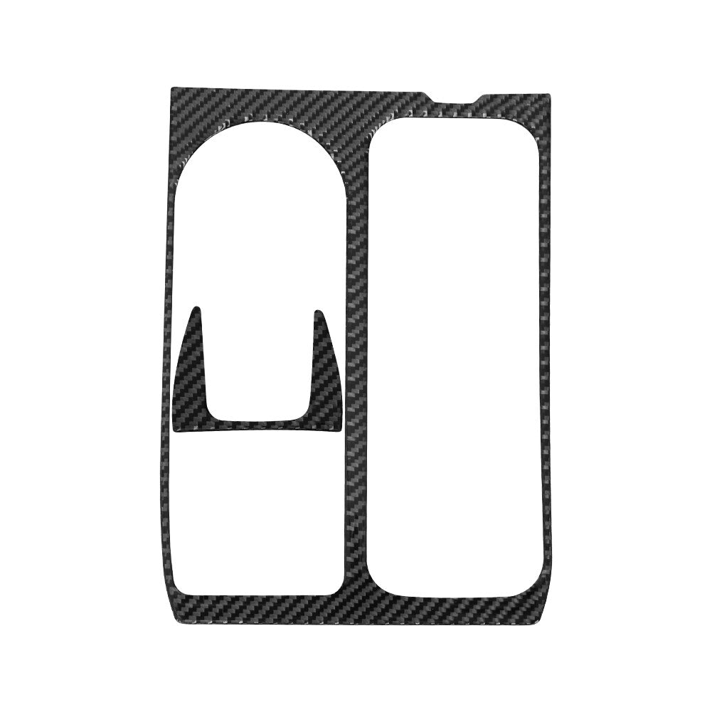 Carbon Fiber Center Gear Shift Panel Cover Trim for Ford Explorer 2020-2023