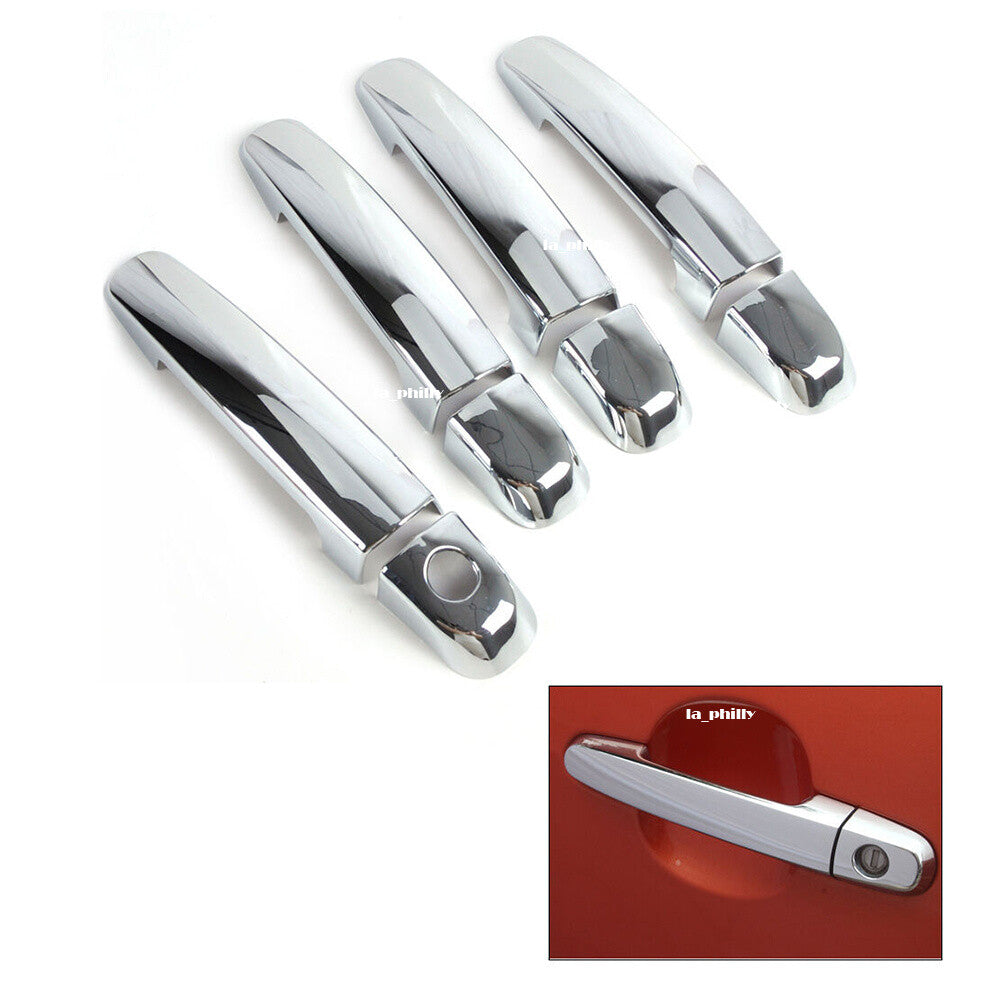 4Set Chrome Door Handle Cover Molding Trim Kit for Suzuki Kizashi Grand Vitara