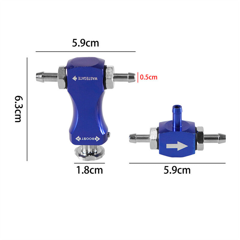 Car Manual Turbo Boost Controller Kit Adjustable Bilateral Turbo Tee Bleed Valve